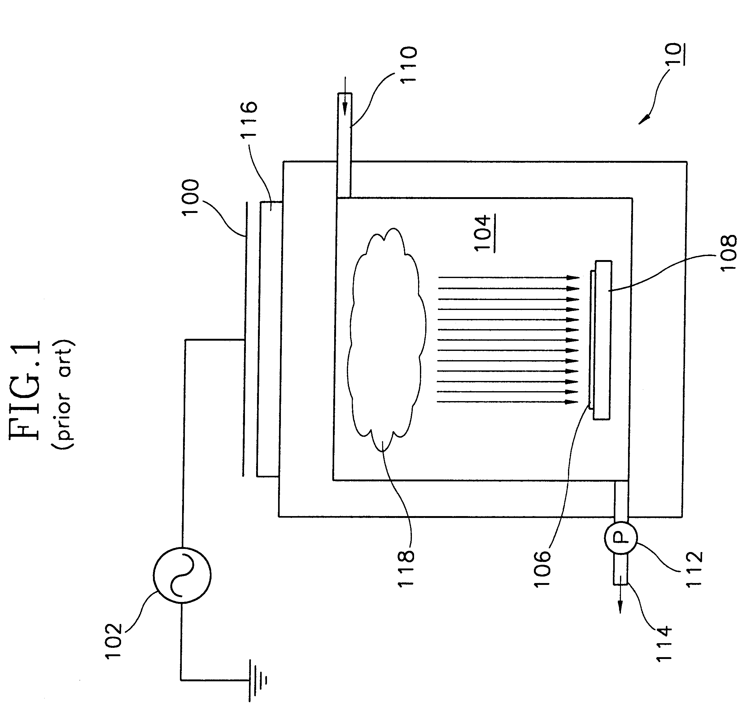 Antenna device for generating inductively coupled plasma