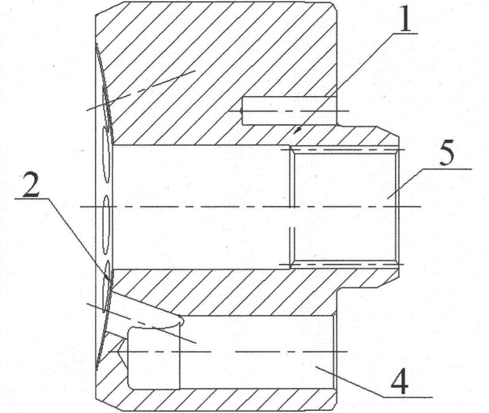Cylinder block assembly inlaid with copper bush and machining method for same