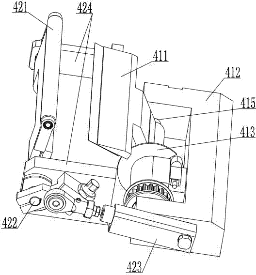 Gluing device and gluing method