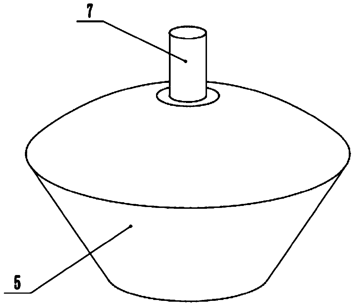 Environment-friendly treatment equipment for intermittent feeding type glass solid wastes