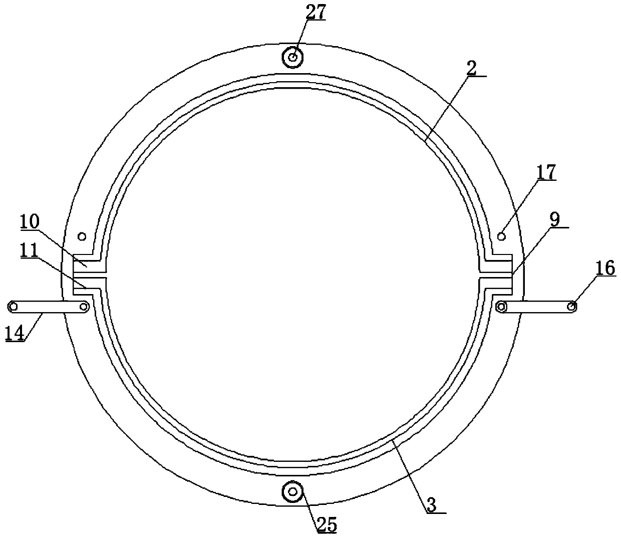 Horizontal directional cohesionless soil sampling drilling tool used for unconsolidated fractured formation