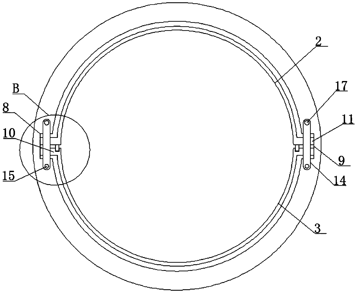 Horizontal directional cohesionless soil sampling drilling tool used for unconsolidated fractured formation