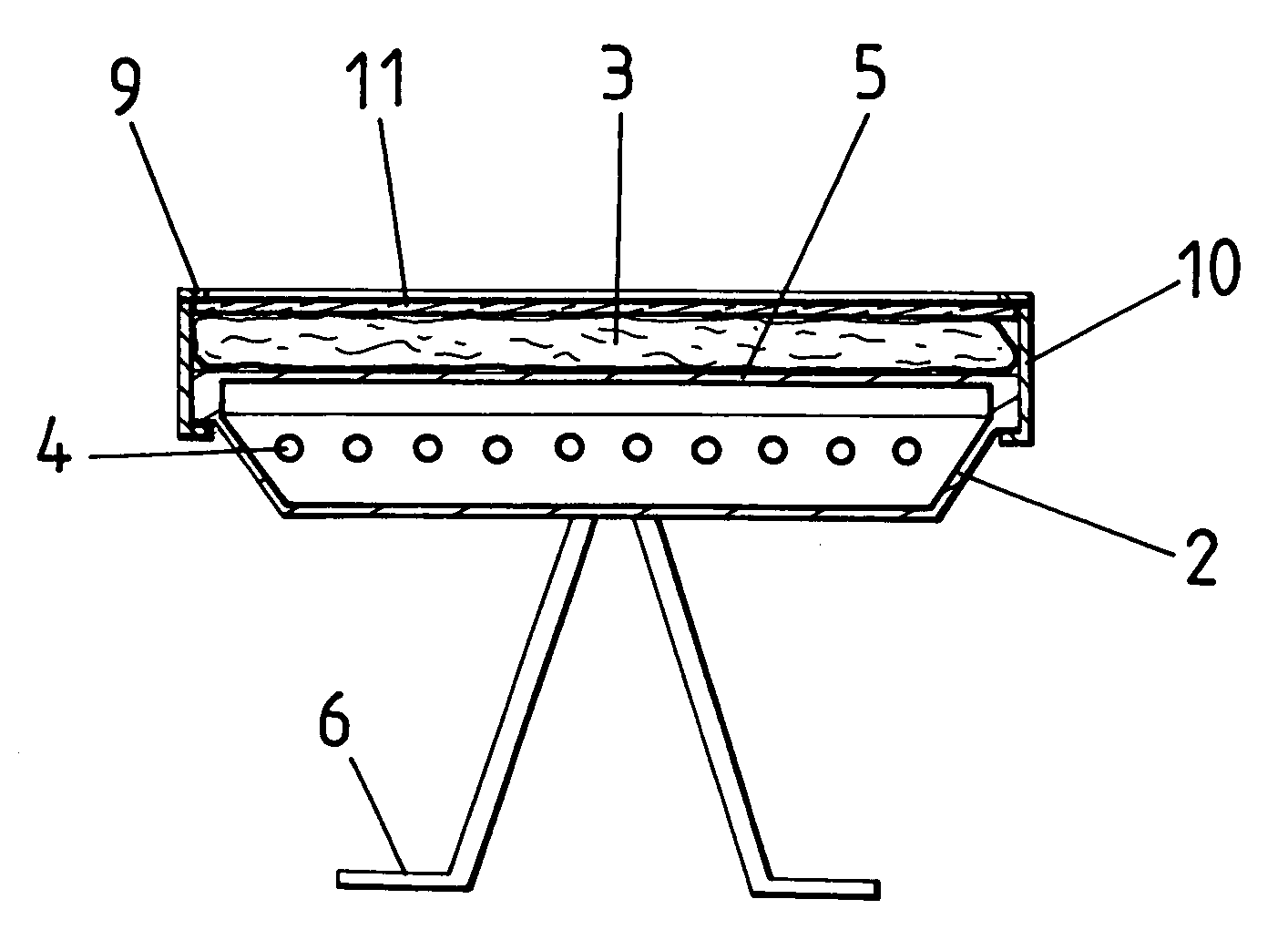 Method and a device for verifying mass inside a quilt