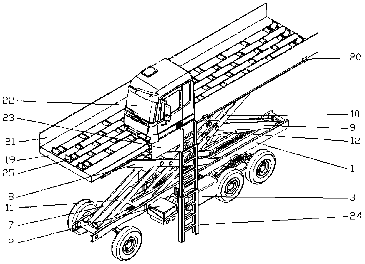 A kind of multi-functional transport loading and unloading vehicle