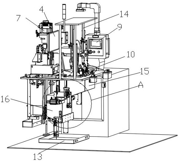 Withstand voltage test device and detection method for flexible connection copper bar for new energy automobile