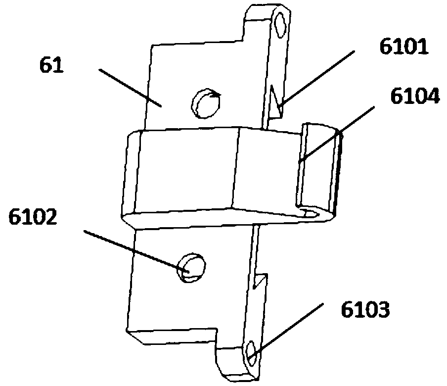 Rotary type unilateral opening adjustable sealing structure