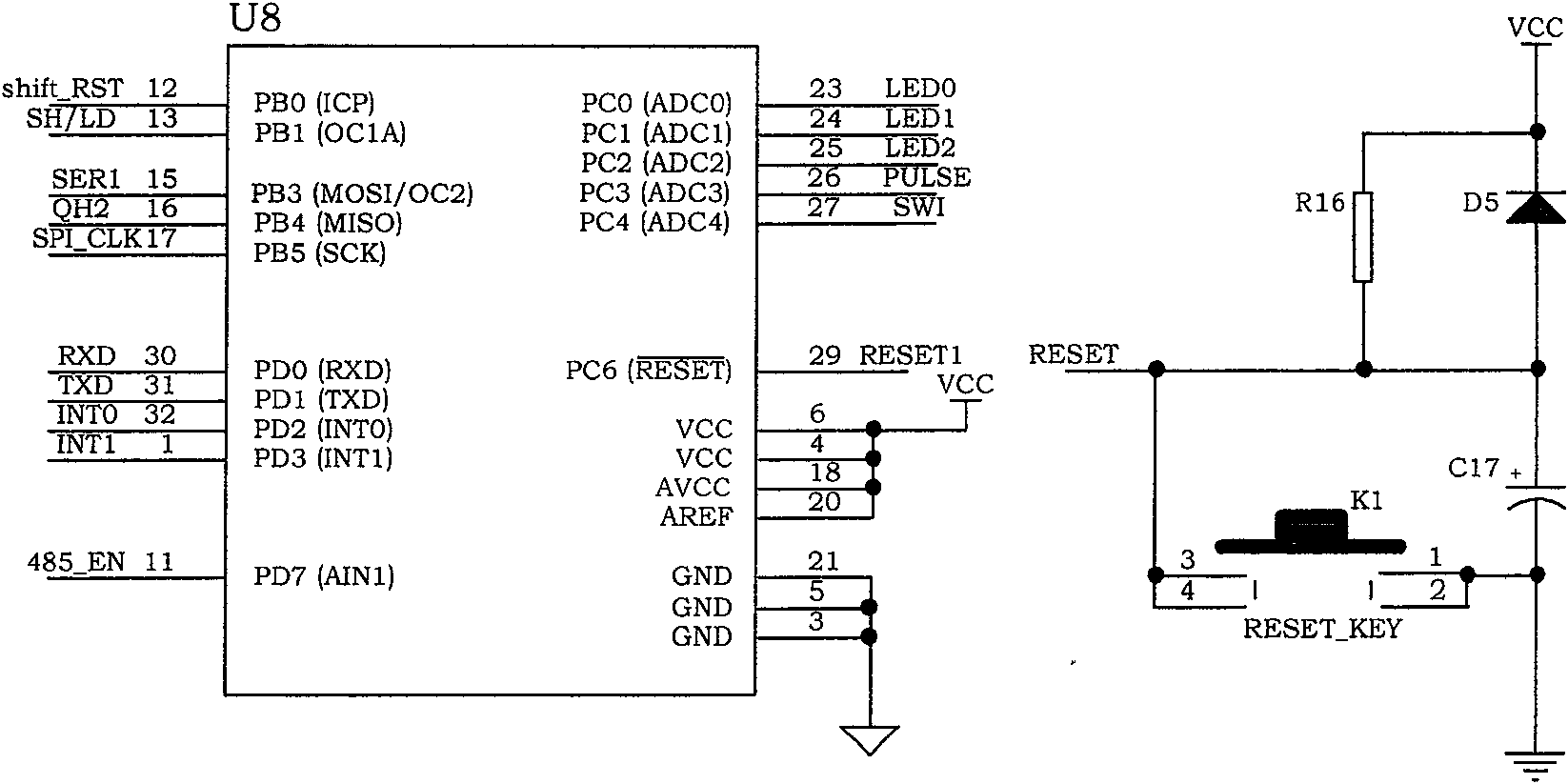 Magnetostrictive displacement sensor