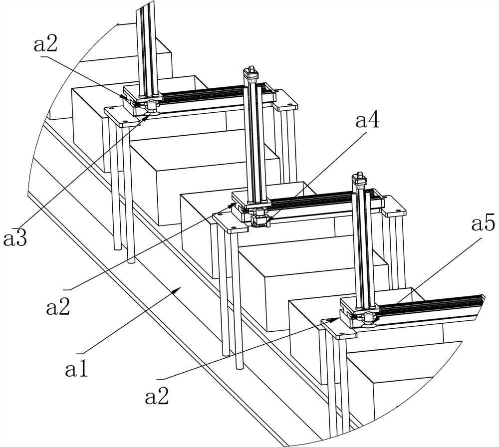 Sheet metal box inner cavity corner grinding and polishing robot production line