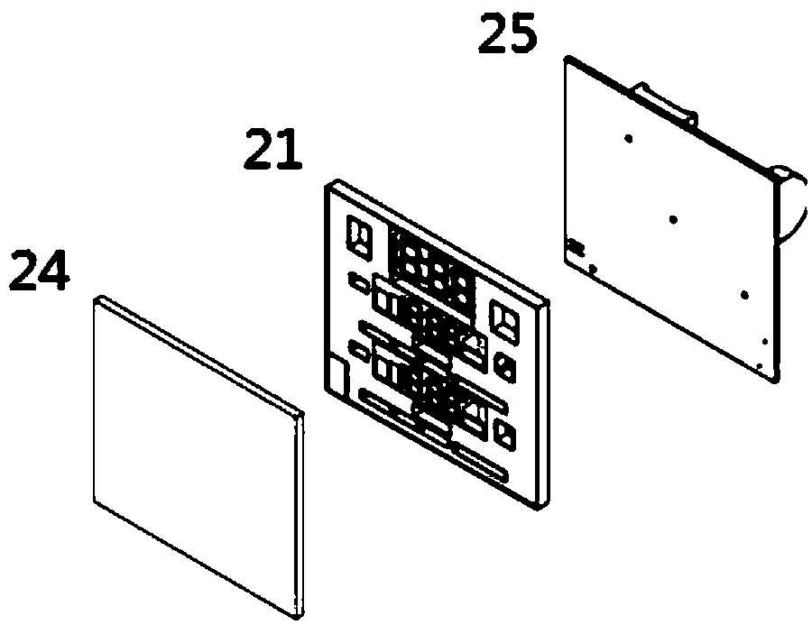 Touch display device and household electrical appliance