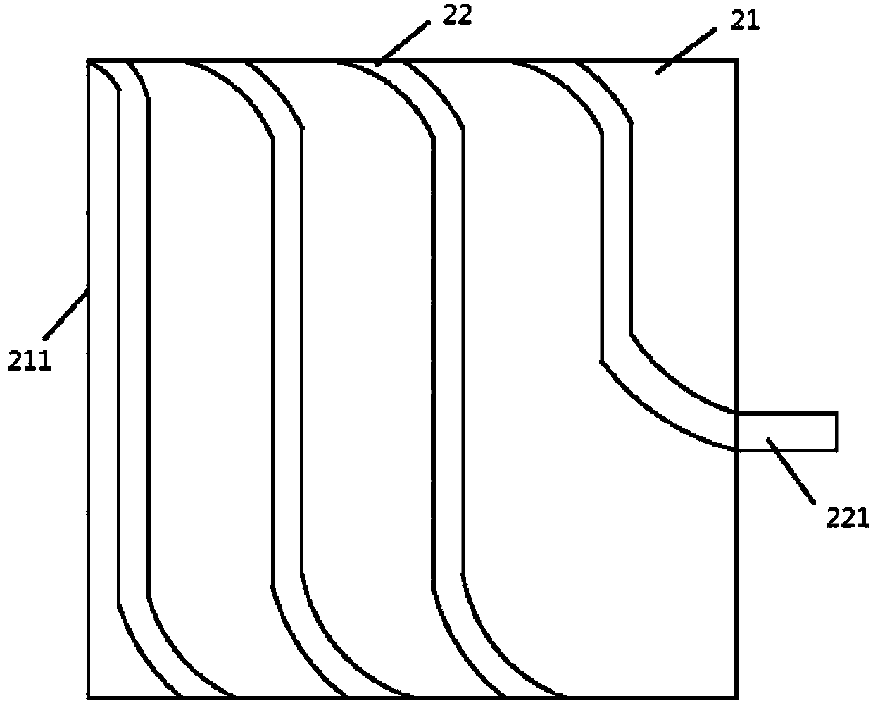 Touch display device and household electrical appliance