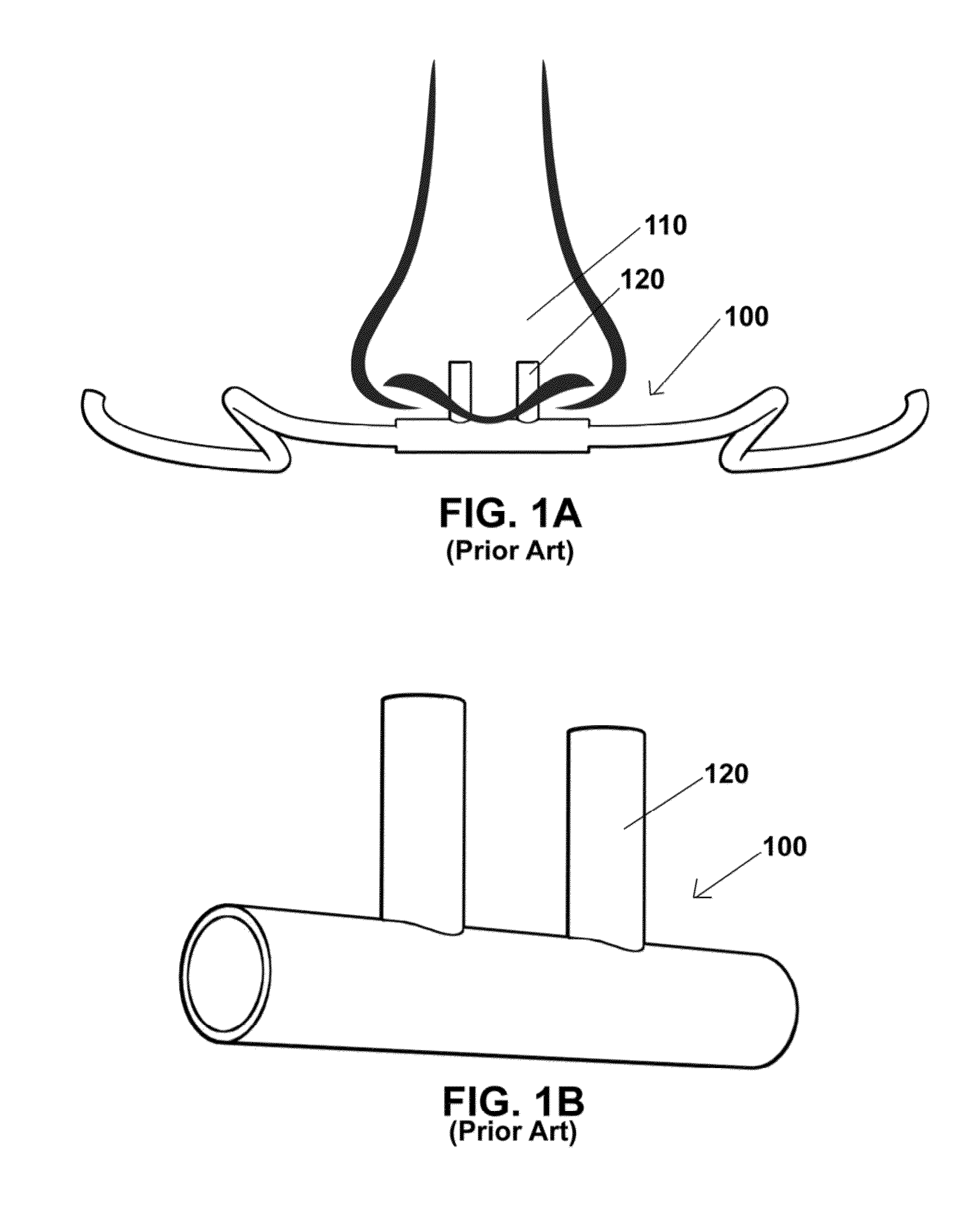 Oxygen delivery device for diffusing gas flow