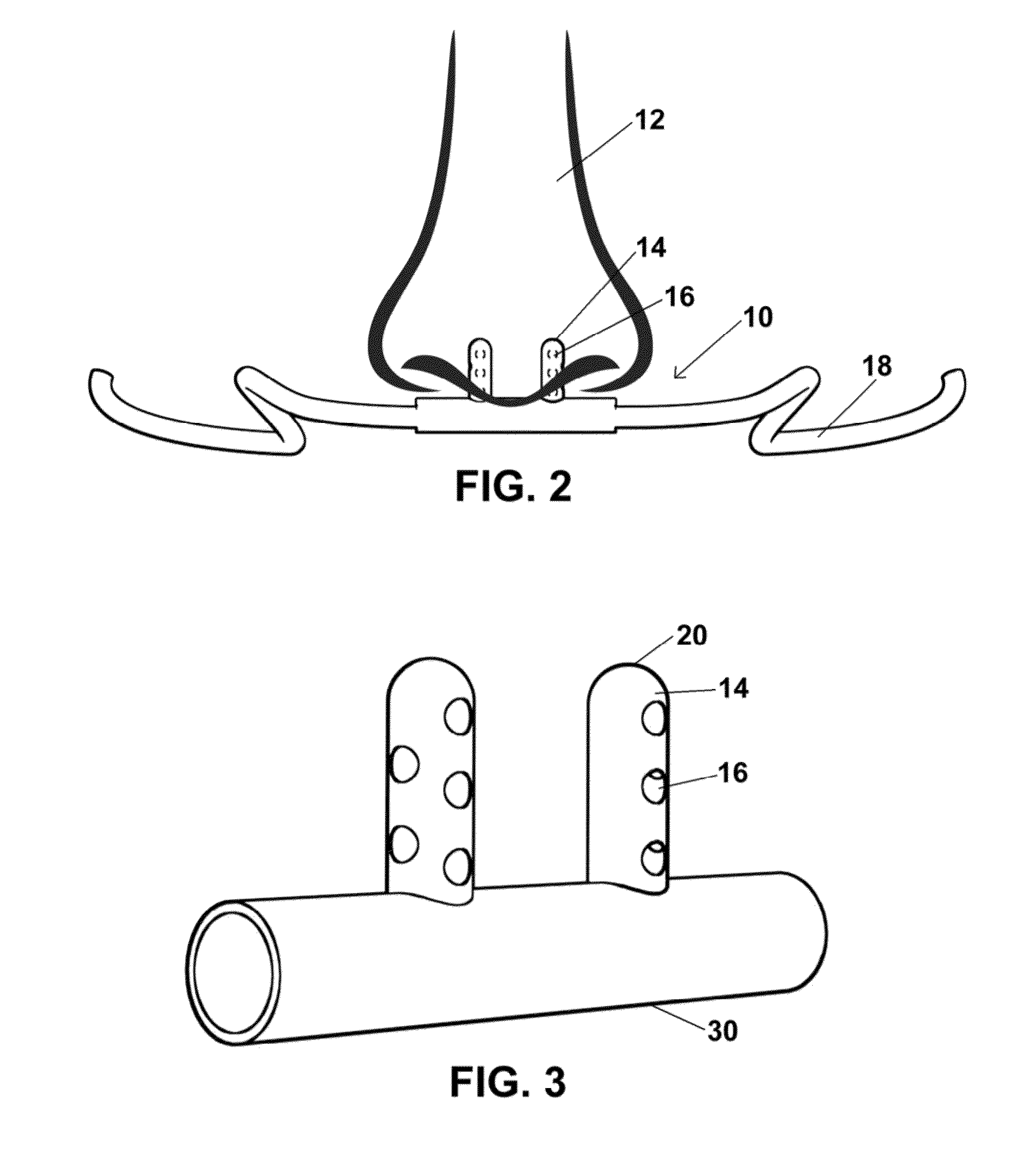 Oxygen delivery device for diffusing gas flow