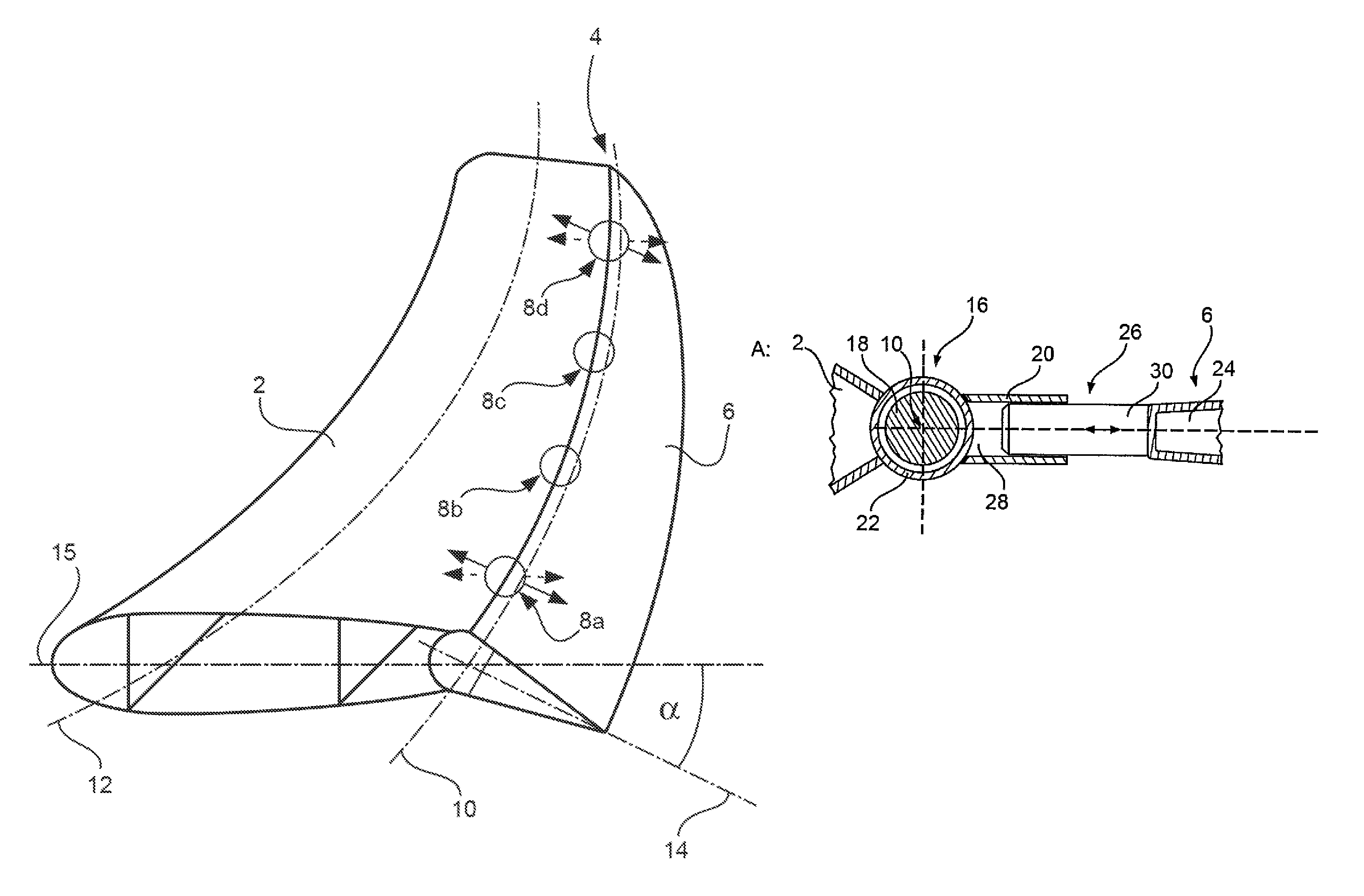 Flap arrangement and aircraft with at least one flap arrangement