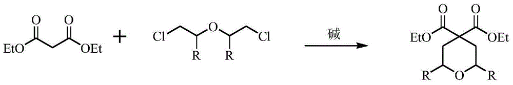 Method for preparing 4,4-pyran diethyl dicarboxylate derivative
