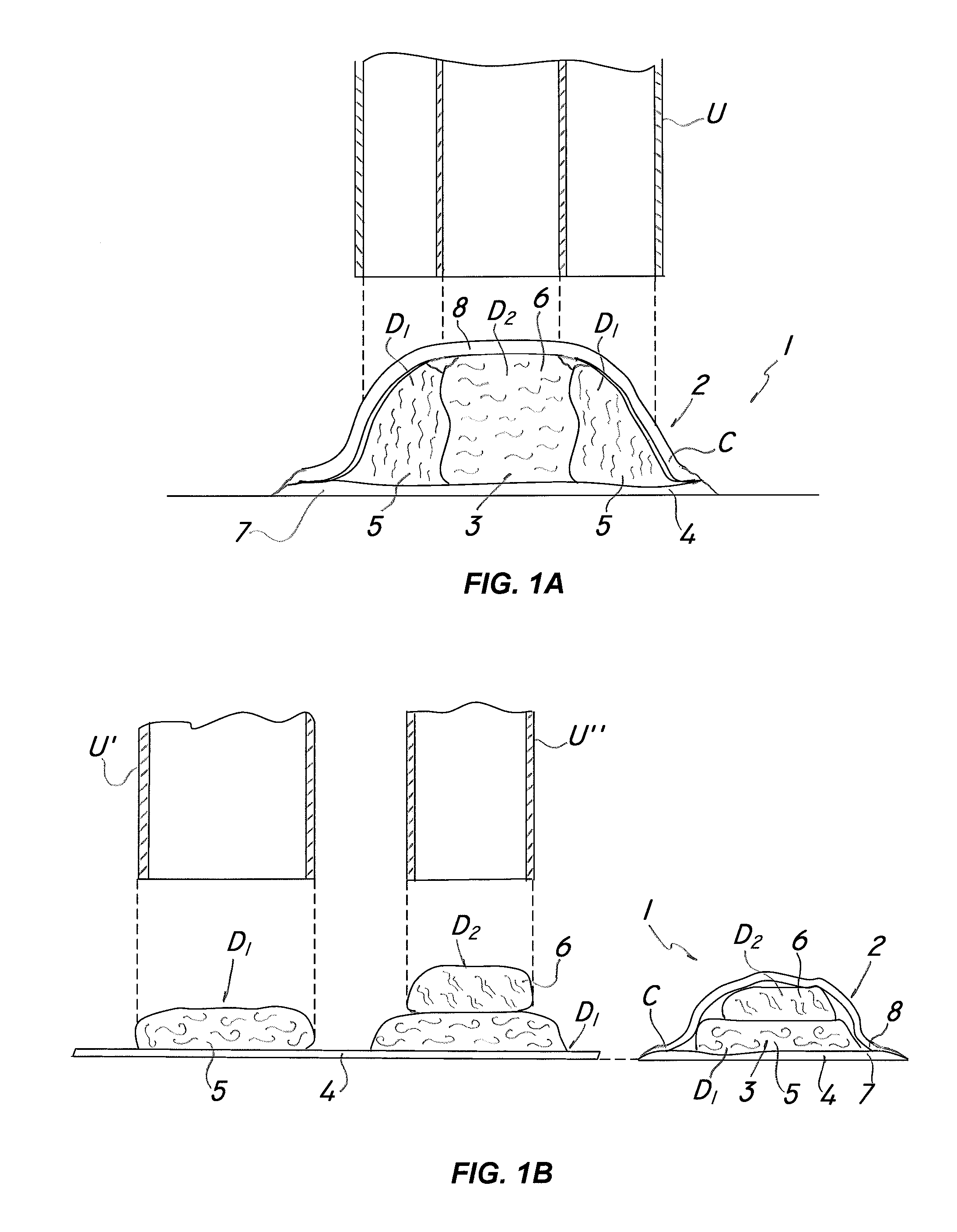 Filled food product and method of producing such food product