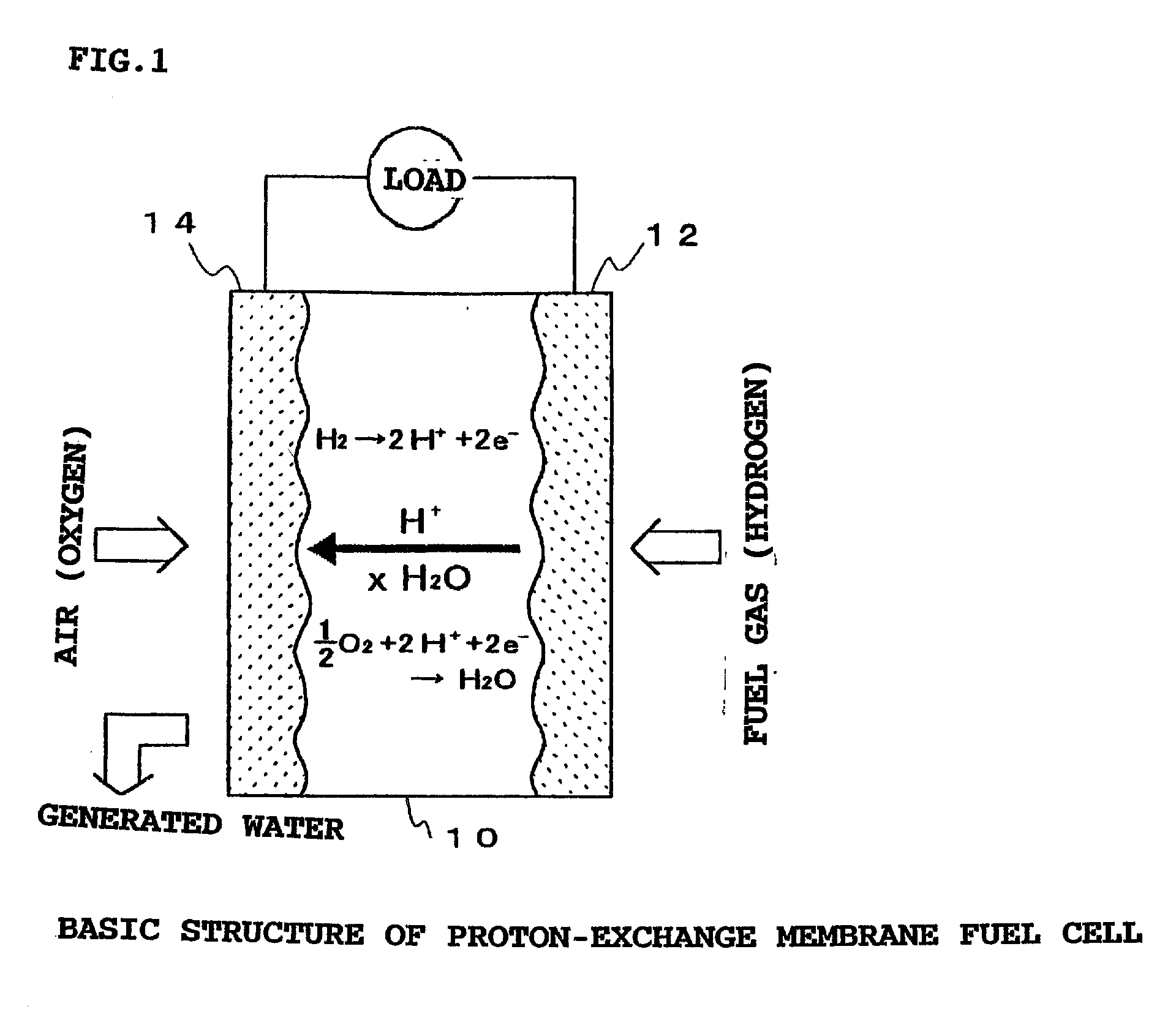 Grafted polymer electrolyte membrane, method of producing a grafted polymer electrolyte membrane, and fuel cell comprising the same