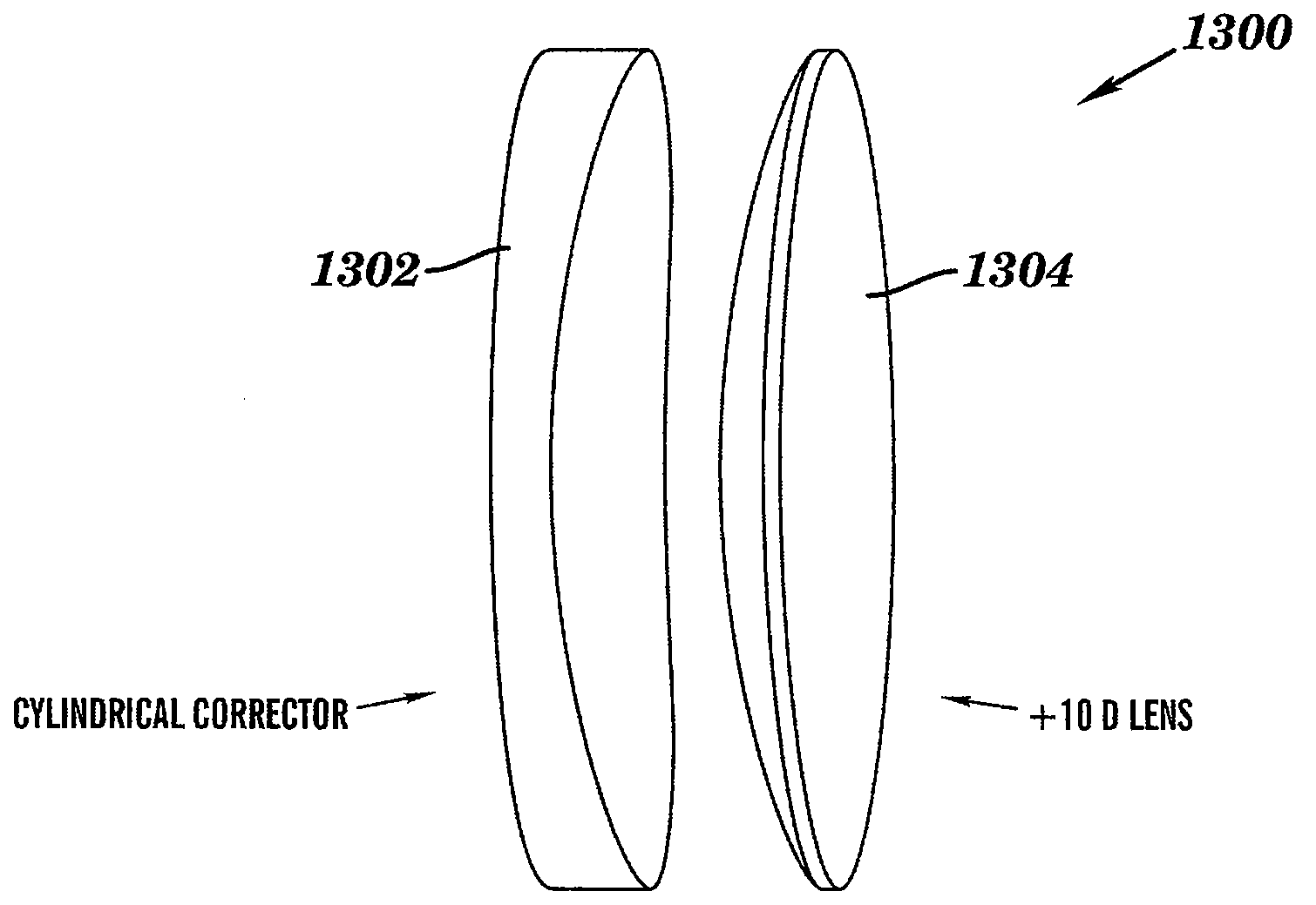 Optical elements having variable power prisms