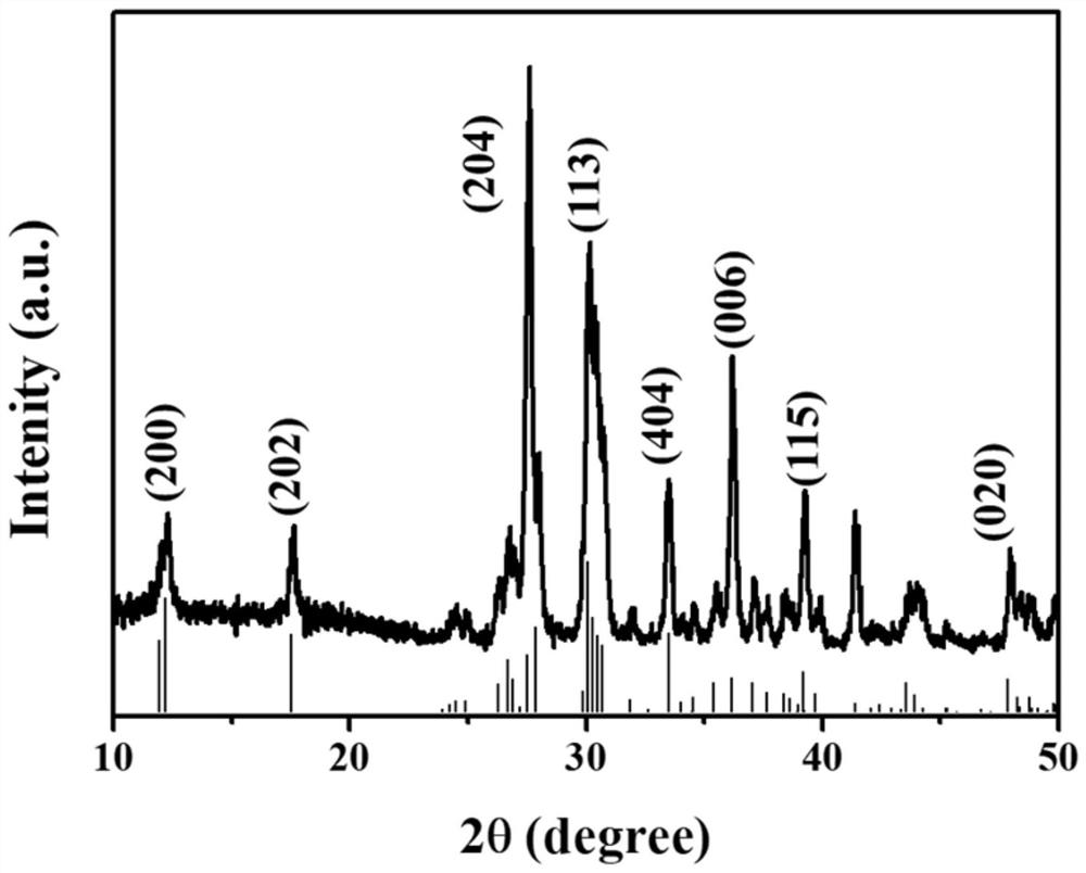 Rare earth doped Bi2Ti4O11 high-purity green nanofiber and preparation method and application thereof