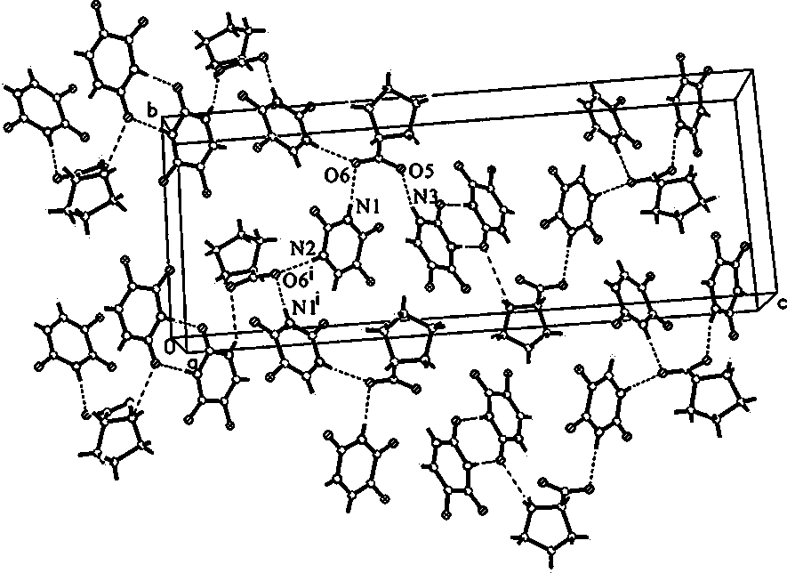 Co-crystal of 5-fluorouracil and proline and preparation method of co-crystal
