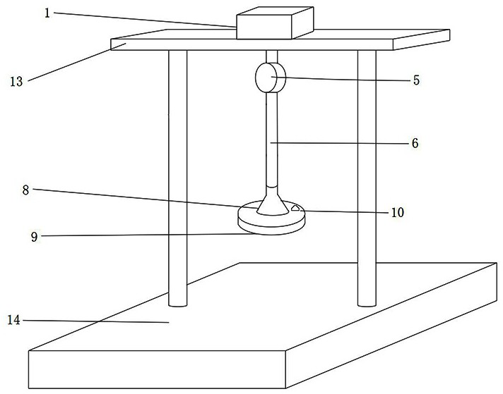 Low-temperature standardized sample preparation device and method for ice-soil mixture