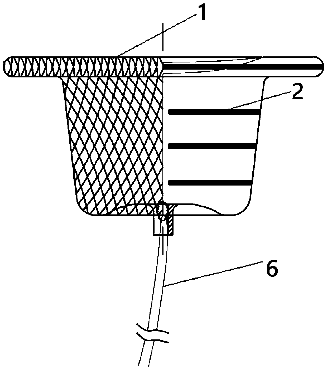 Parachute design biodegradable occluder
