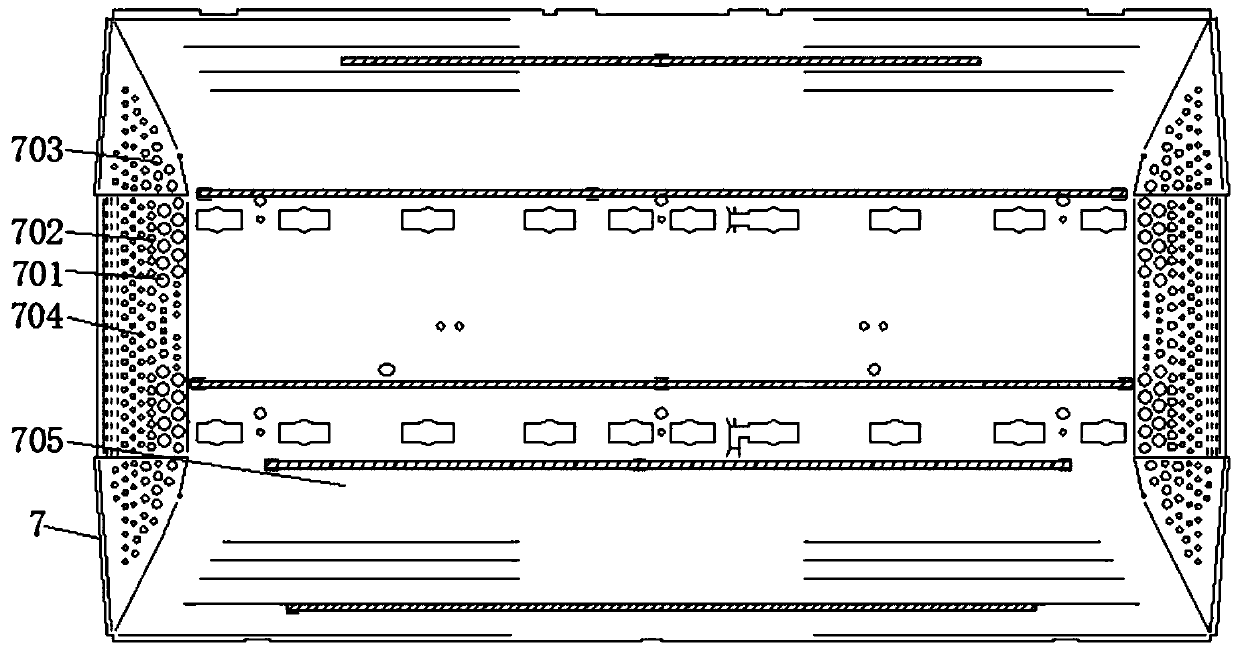 Television backlight film and manufacturing process thereof