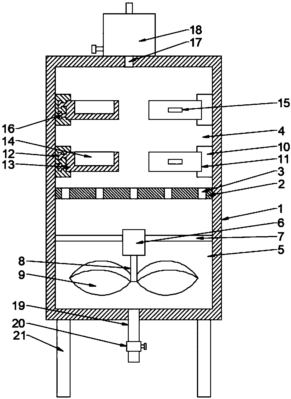 Pollution-proof cell culture device for biological cells