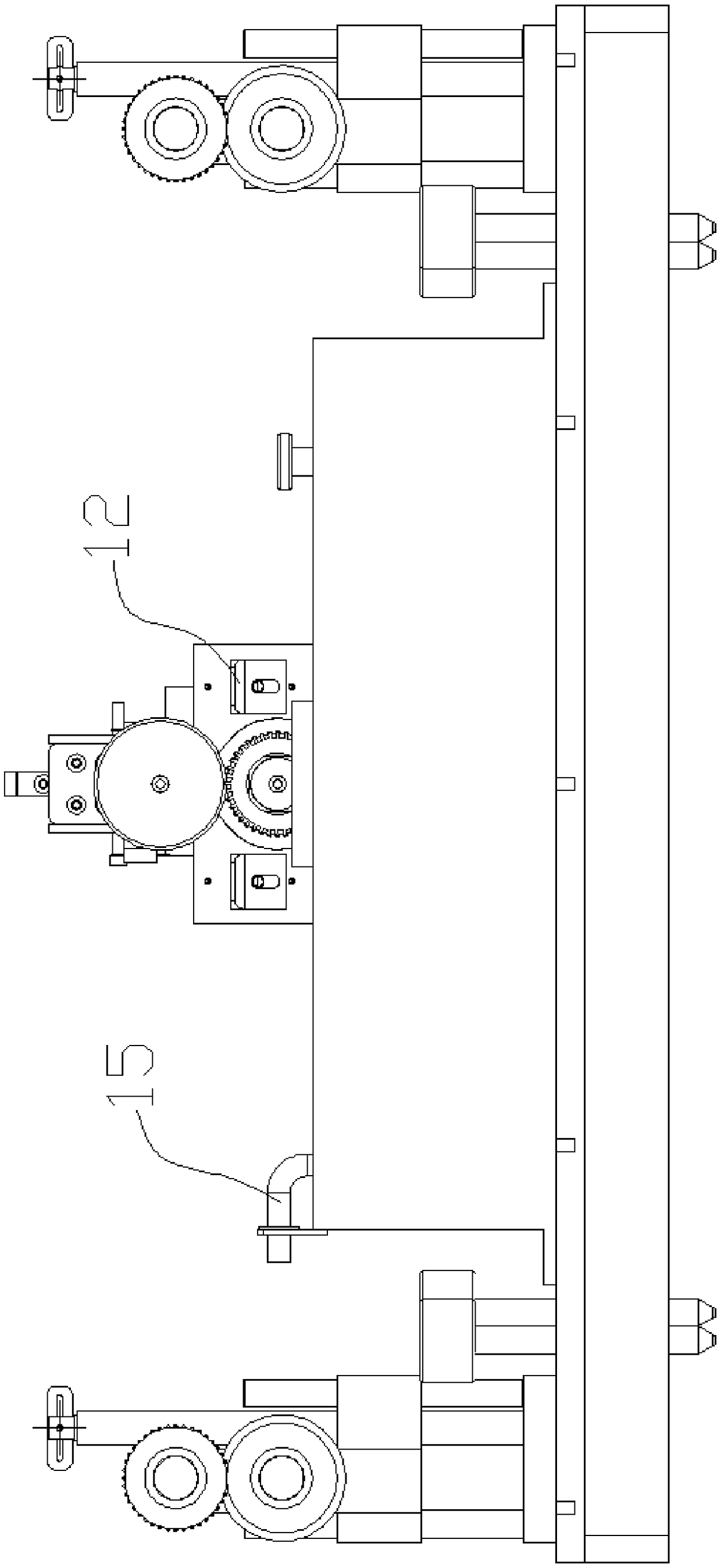 Continuous wax dispersing groove