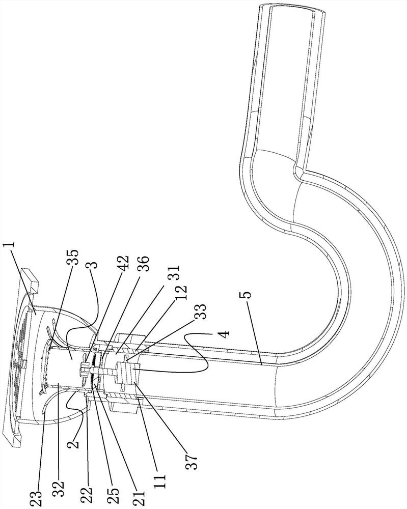 A floor drain that can be burned and cut to remove hair