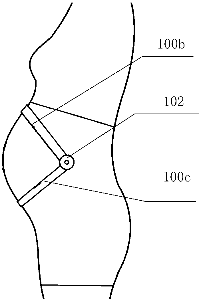 Belly bearing band, belly bearing pants and mother and infant health monitoring system