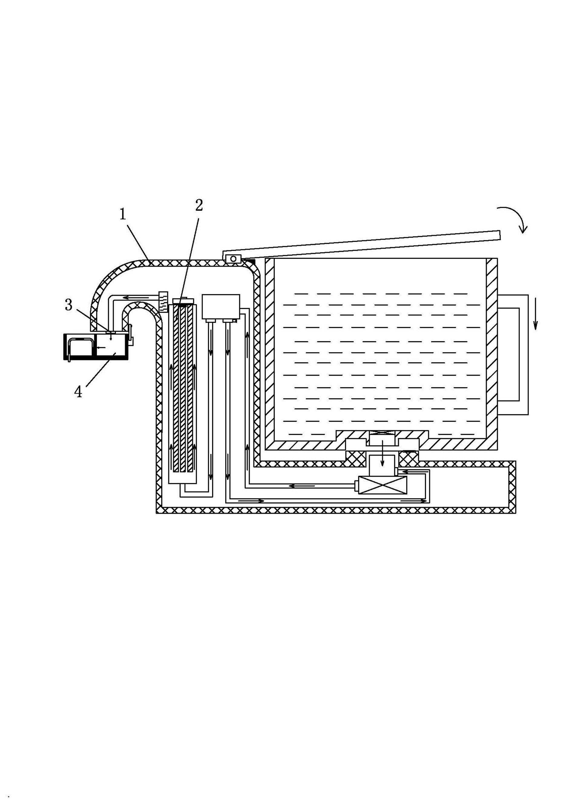 Drinking water heating device with automatic tea making function