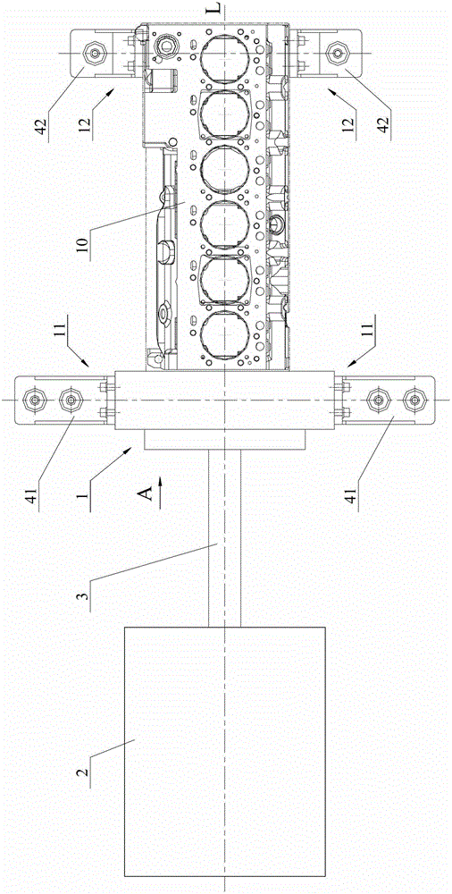 Damping unit, damping device and engine test system using damping device