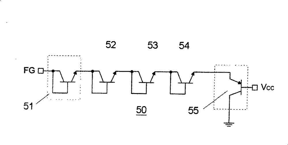 Motor-driven control chip provided with ESD circuit