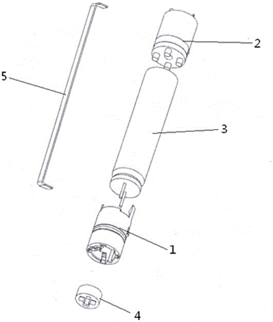 Assembling method for electronic cigarette and electronic cigarette convenient to demount and mount