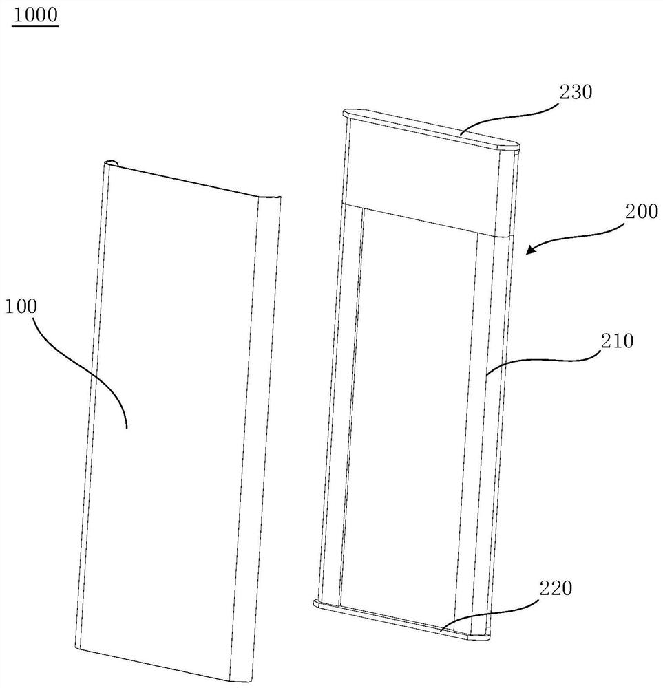 Middle frame, electronic equipment and assembling method thereof