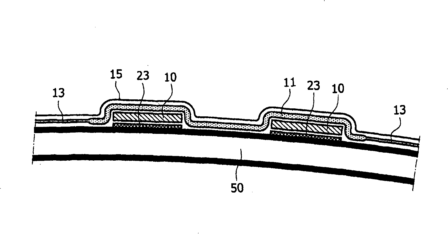 Method and device for adhering components to a composite molding