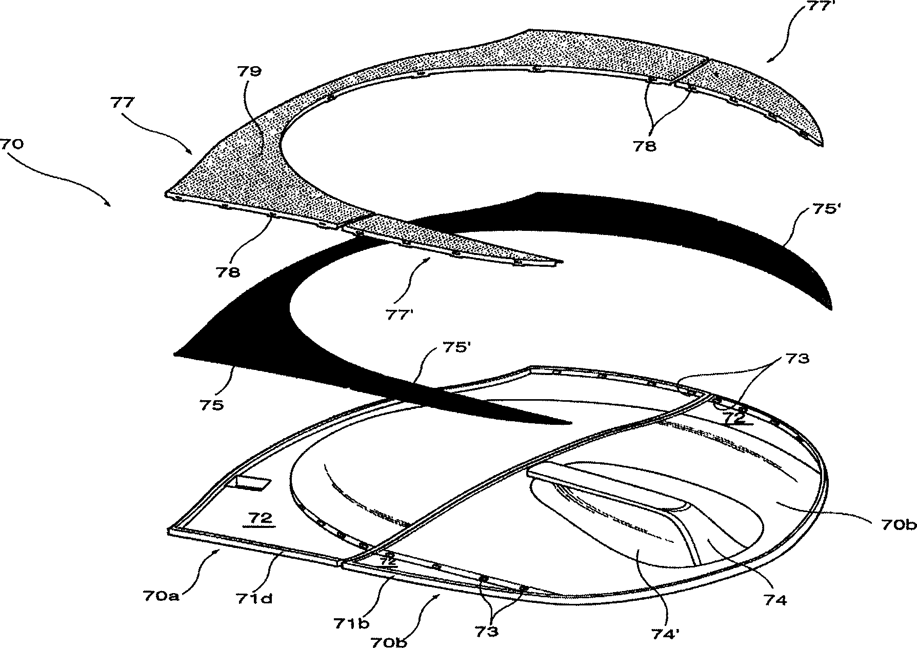 Exterior component hue adjustable washing machine and method for adjusting the same