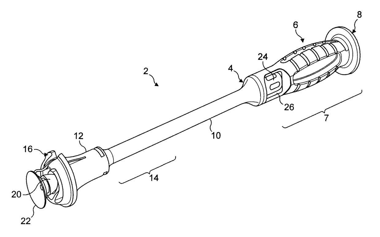 Instrument for manipulating an implant