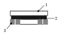 SMD inductance device with magnetic rubber coating iron core and processing technology thereof