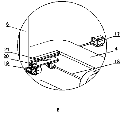 A vertical platen cowhide cutting machine