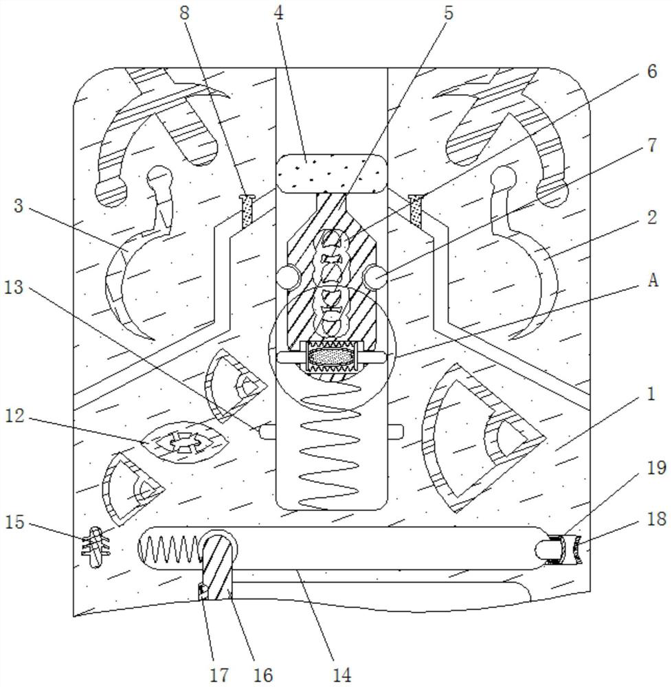 Advertising medium-oriented display with automatic cleaning function