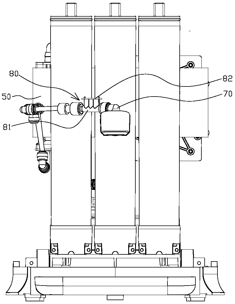 Hydrogen-rich water machine device with heating function