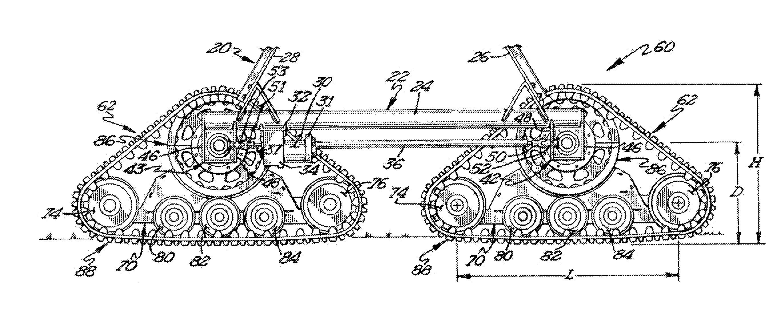Apparatus for Converting a Wheeled Vehicle to a Tracked Vehicle