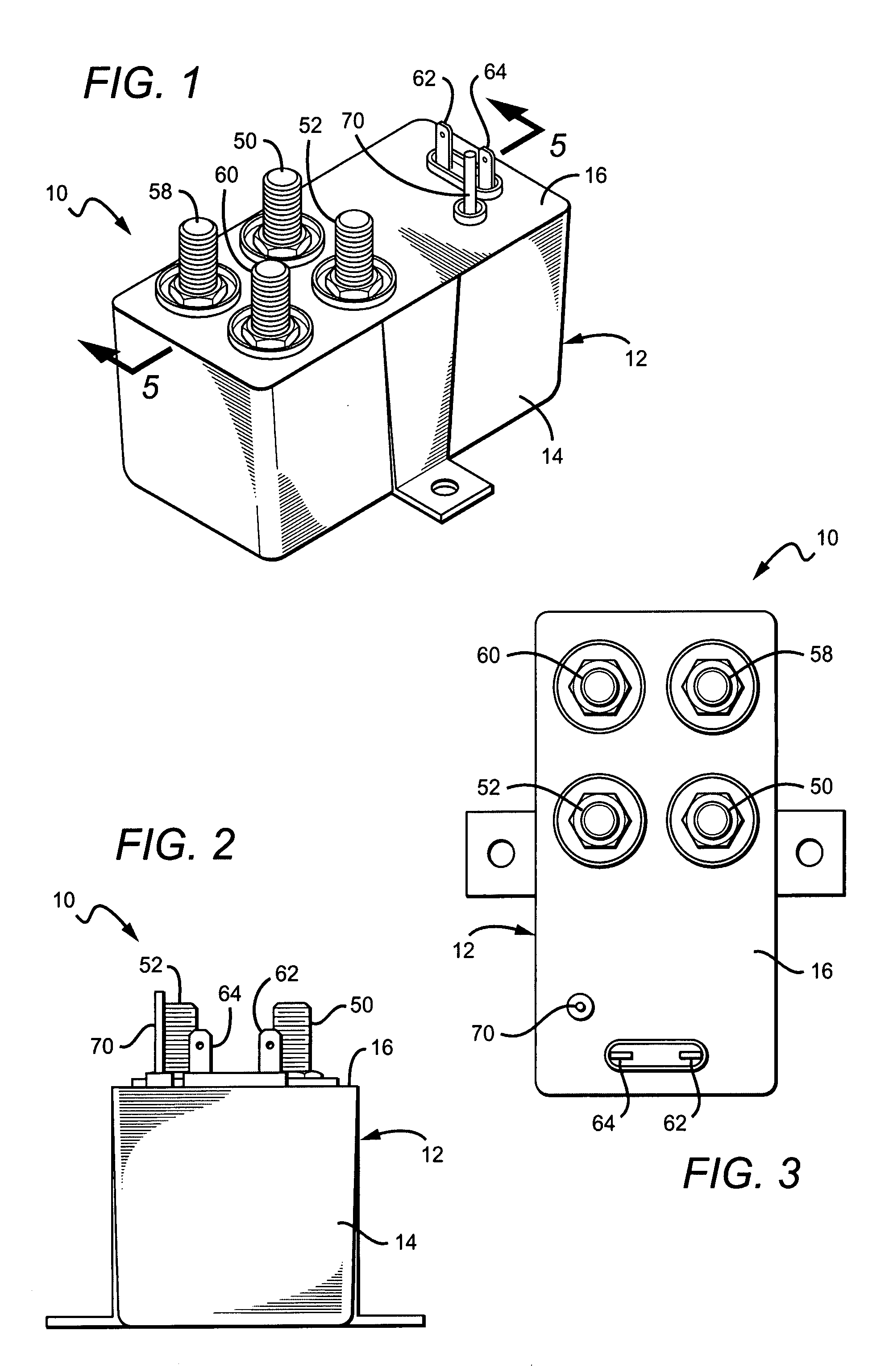 Hermetically sealed relay having low permeability plastic housing