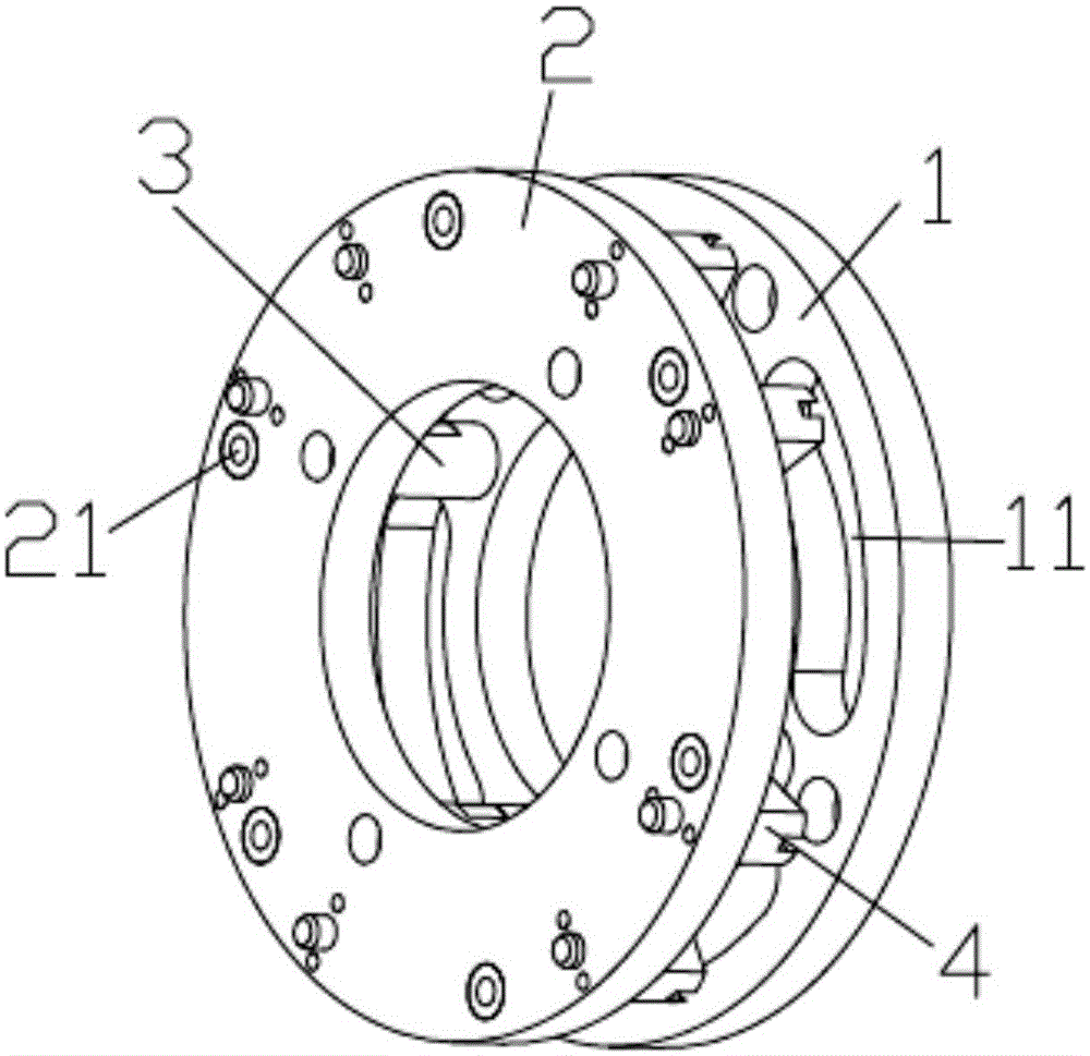 Flywheel bolt screwing mechanism
