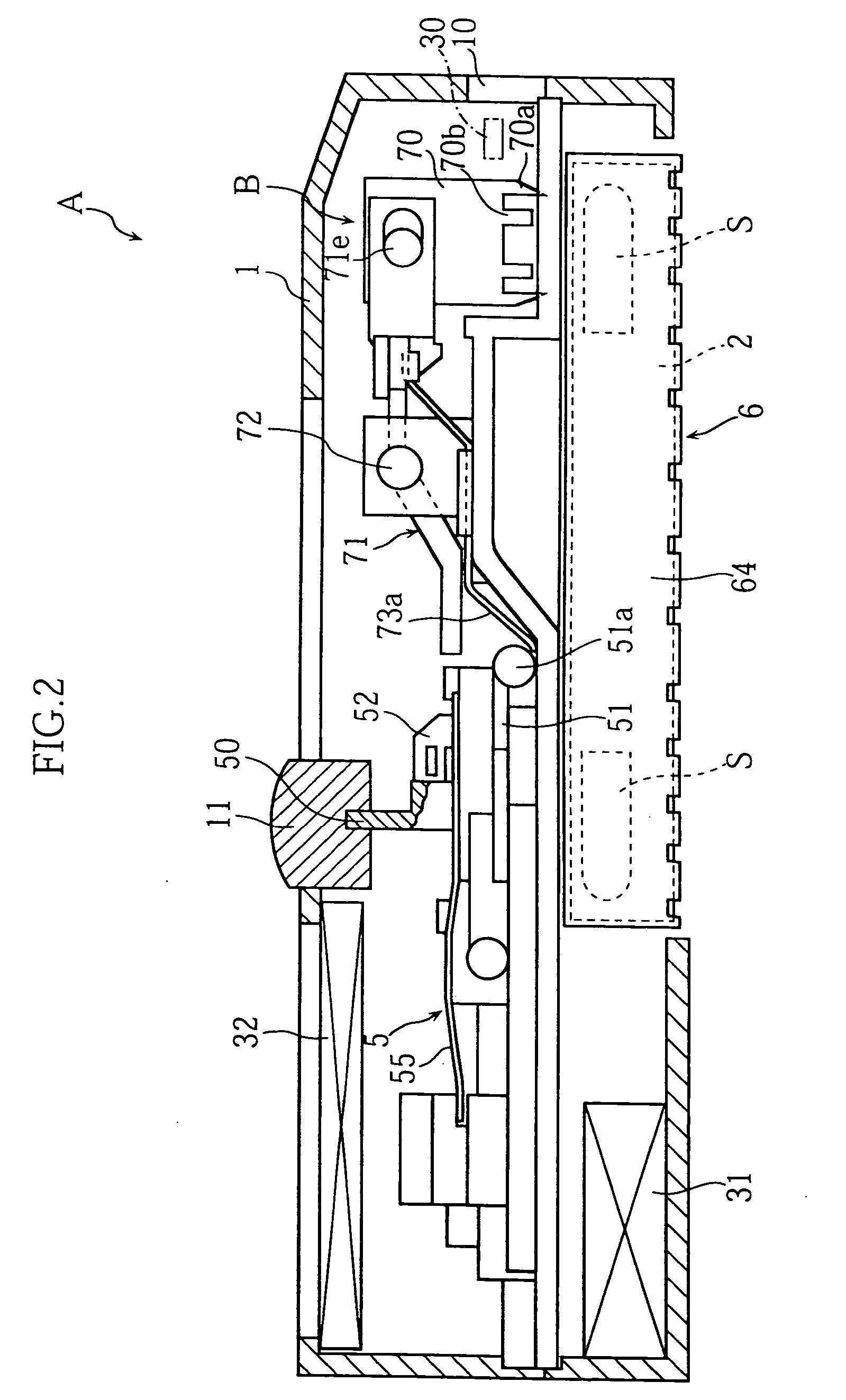 Measuring device and removal device for stored object