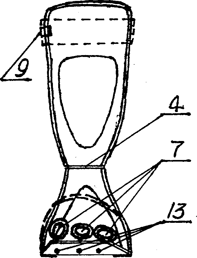 Ankle and foot orthopedic device with functional electric irritation electrode