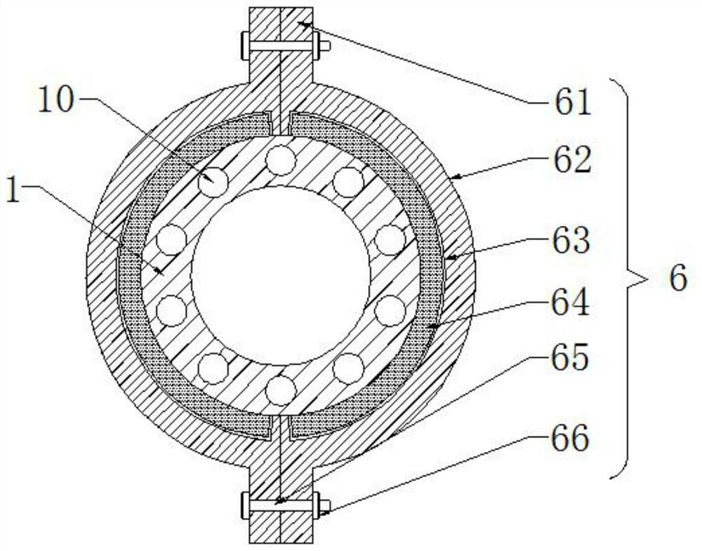 Cylindrical heat conduction device with detection function