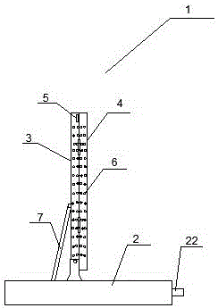 Method for casing planting of Chinese yam