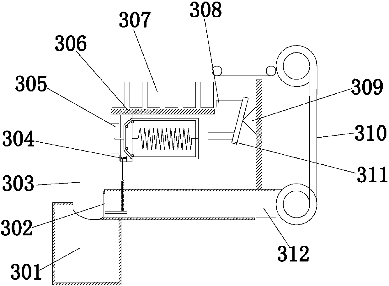 Unmanned supermarket automatic shopping device based on e-commerce field